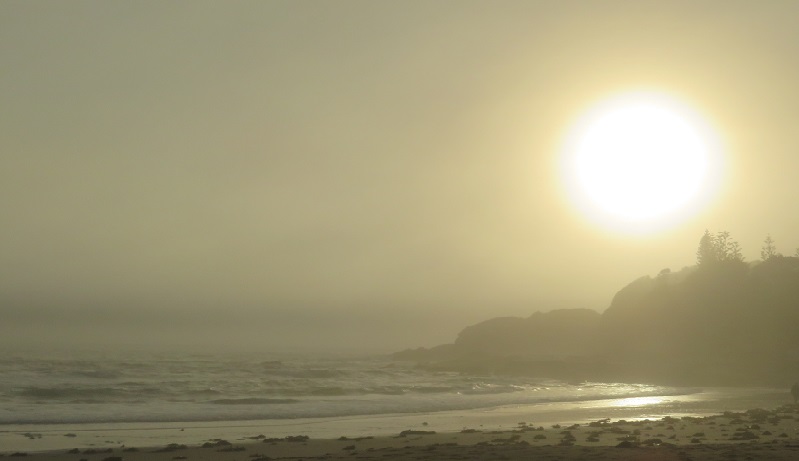 beach early morning
