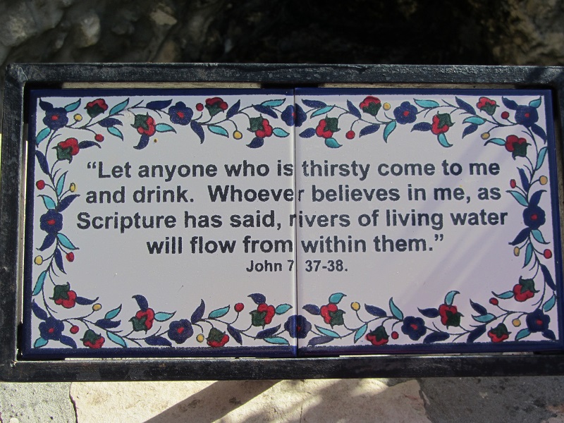 Bible text: John 7:37-38