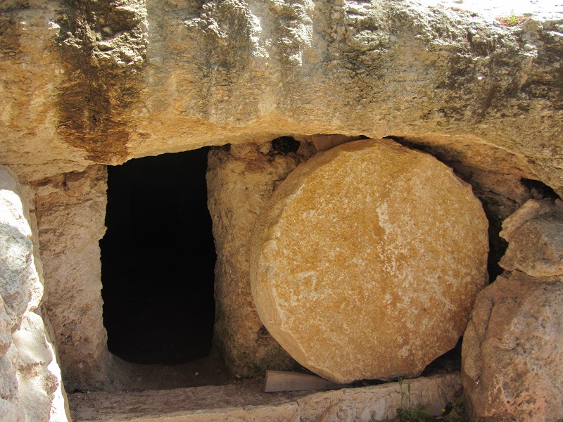 Open tomb