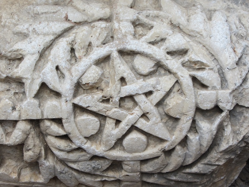 Stonework with star of David